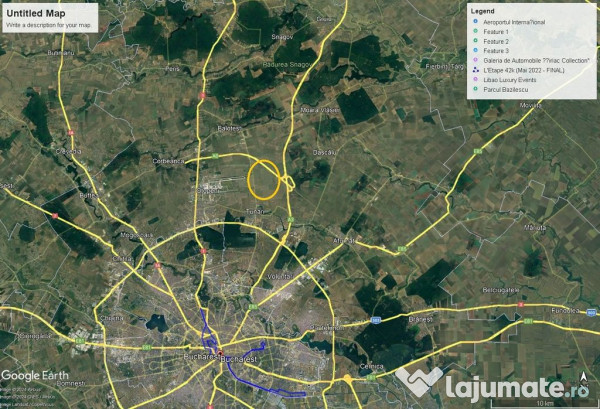 Teren intravilan Otopeni - Tunari 33.200 mp