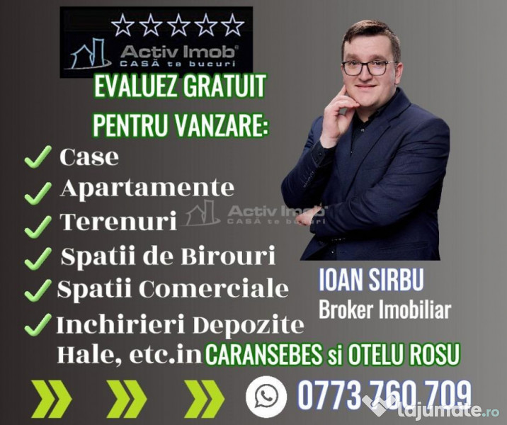 Caransebes, Casa Noua Parter Etaj, Pretabil pentru cabinete 