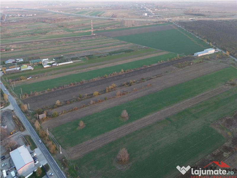 Teren 10.450 mp, D=28 ml, langa AUTOSTRADA A7 