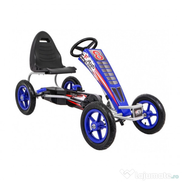 Kart cu pedale, Kinderauto F8-1, roti Gonflabile 10 inch 