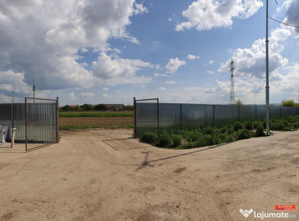 Bogdan Voda, hala 300mp, canalizare 380 V birouri teren 700, acces TIR 