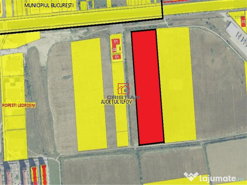 Teren Popesti Leordeni - Splaiul Unirii, ILFOV 