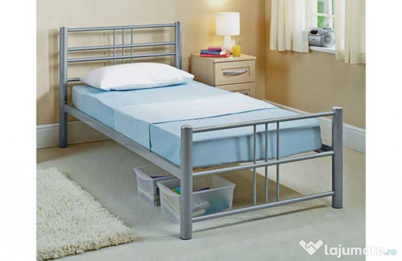 Pat Metalic Single – 1 Persoană – Rezistent & Durabil – Ofertă Special 