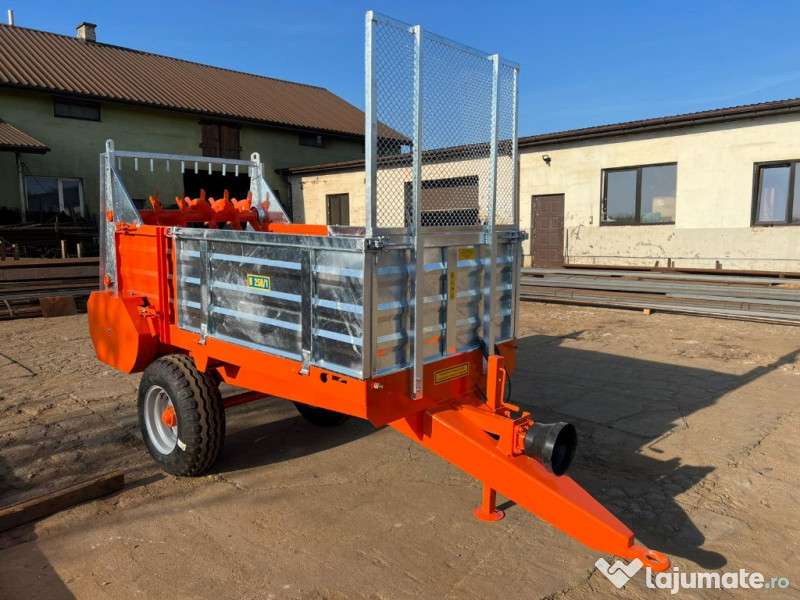 Remorci pentru imprastiat gunoiul de grajd de la 3.5t la 14t