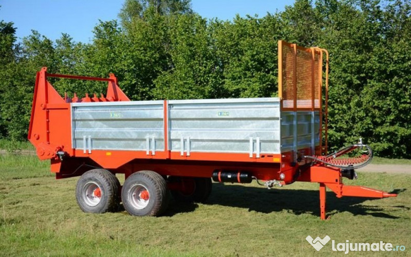 Remorci pentru imprastiat gunoiul de grajd de la 3.5t la 14t