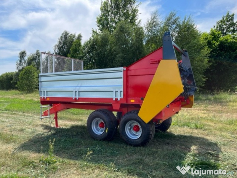 Remorci pentru imprastiat gunoiul de grajd de la 3.5t la 14t