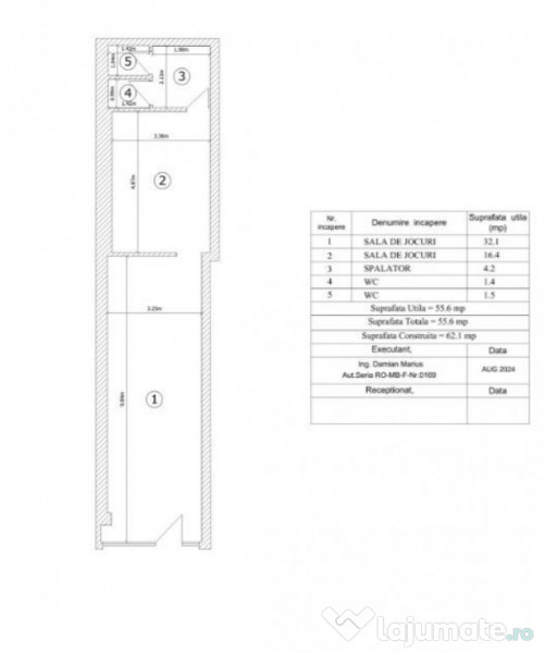 Zona Salajan sp 55 mp trafic intens 