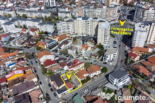 Casa 5 camere La sol si Spatiu comercial stradal, Trocadero 