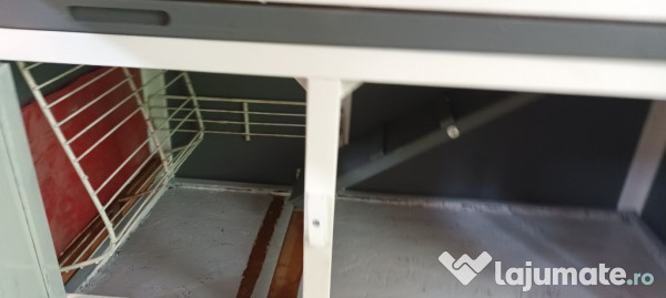 Cușcă de iepuri exterior noua nouța, cu etaj, cu tăvițe și scărițe. 