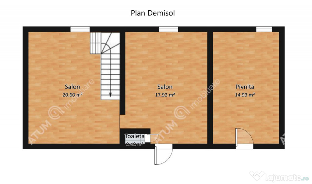 Spatiu comercial de 107 mp utili zona ultracentrala din Sibi 