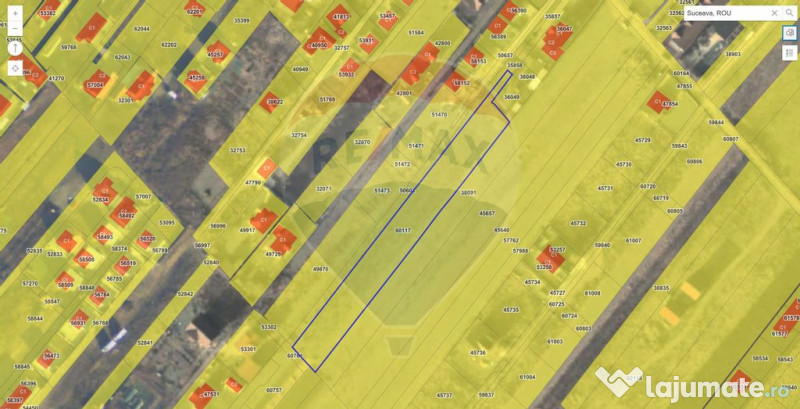 Teren 3,695mp Suceava / Strada Traian Popovici 