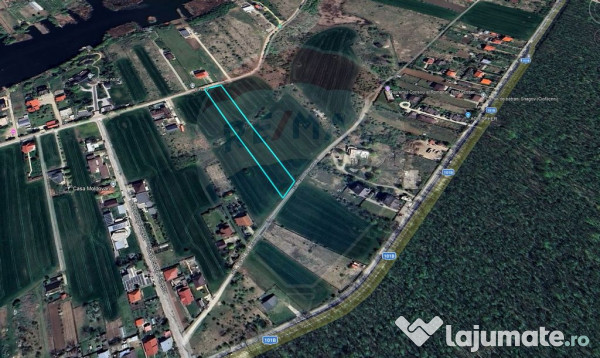 Teren intravilan, 3916 mp, dubla deschidere, Vladisceasca 