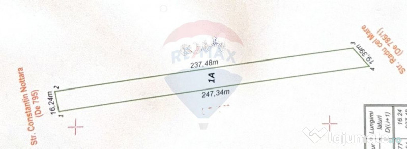 Teren intravilan, 3916 mp, dubla deschidere, Vladisceasca 