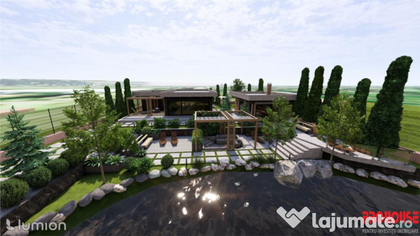 Serbanesti - teren 1.000mp - cu lac amenajat