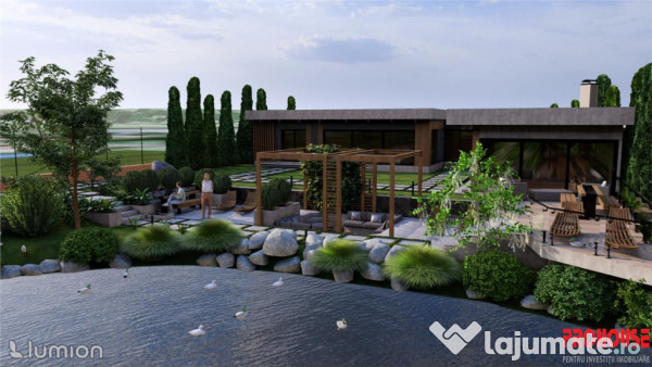 Serbanesti - teren 1.000mp - cu lac amenajat