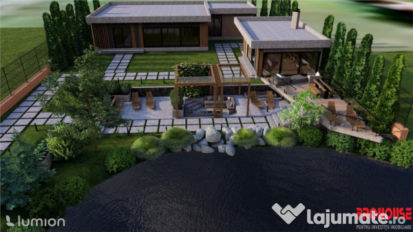 Serbanesti - teren 1.000mp - cu lac amenajat