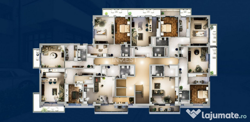 Apartament 1 cameră - spațios într-un complex rezidenția