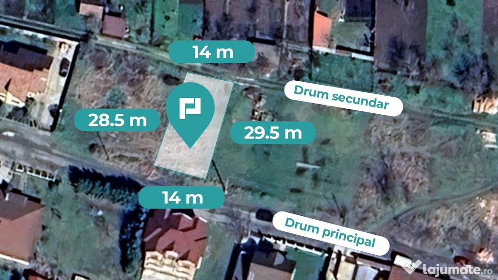 Loc de casă în Sânleani 414 mp 