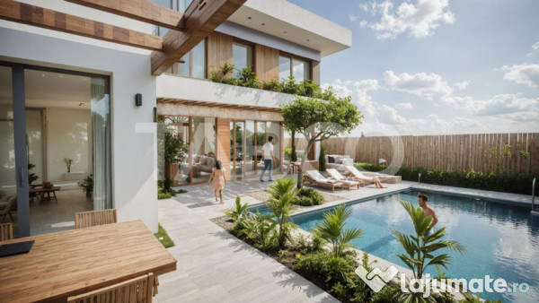 Vila de lux cu piscina 5 camere de vanzare zona Aeroportului