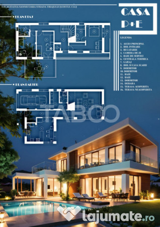 Vila de lux cu piscina 5 camere de vanzare zona Aeroportului