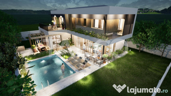 Vila de lux cu piscina 5 camere de vanzare zona Aeroportului