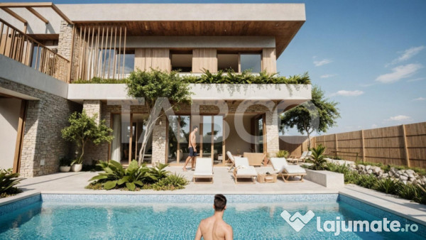 Vila de lux cu piscina 5 camere de vanzare zona Aeroportului