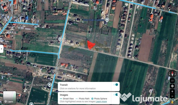 Teren intravilan 5.450 mp – Strada Castanilor, Ciorogâ...
