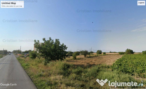 Teren 1750 mp intrare in Chiscani, deschidere 18 m la DJ