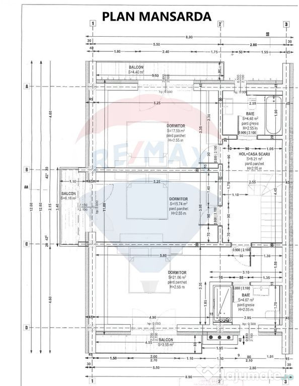 Proiect autorizat (AC) pentru constructia a 6 vile indivi... 