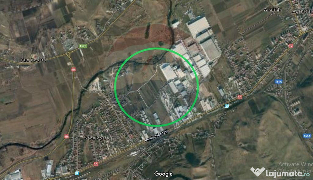 De vanzare teren industrial cu PUZ aprobat 