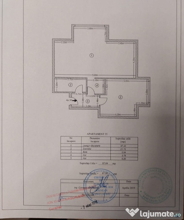 Bagadiru – Safirului, 2 cam, decom, suprf. 87 mp, an 2019