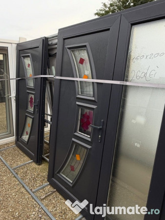 Usi gri antracit noi cu model 