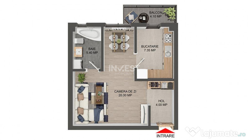 MUTARE IMEDIATA! 1 CAMERA DECOMANDAT 