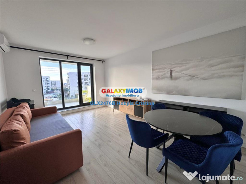 Apartament 2 camere mobilat utilat Baneasa constructie 2024