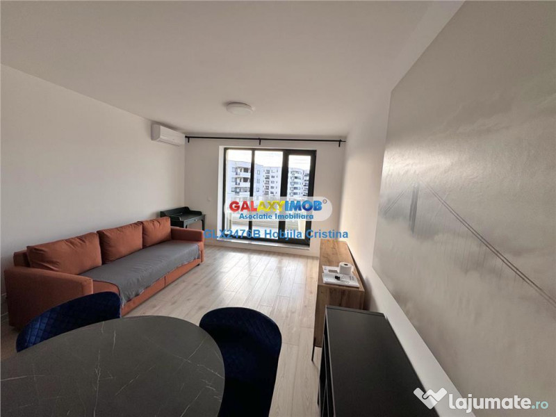 Apartament 2 camere mobilat utilat Baneasa constructie 2024