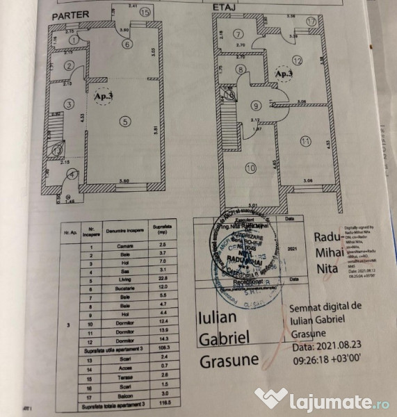 Casa 4 camere, P+1+Pod, toate utilitatile