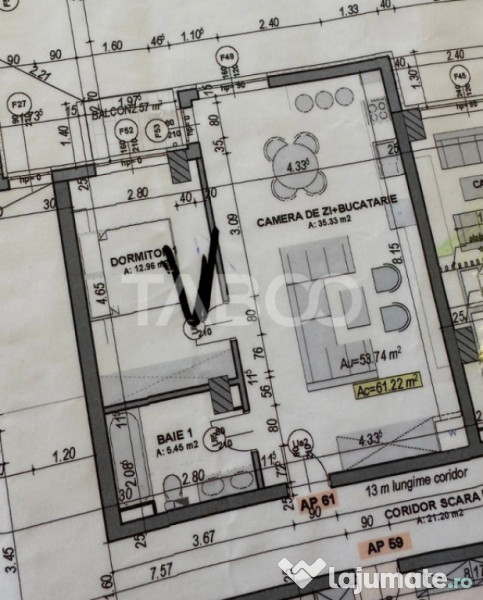 Apartament etaj intermediar la cheie premium balcon parcare 