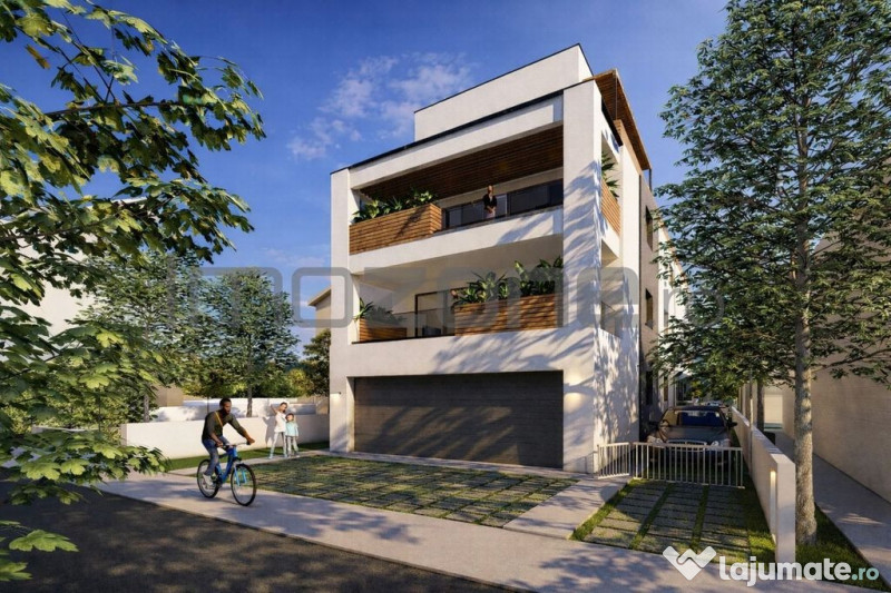 4 camere cu terasa de 22 mp, 3 bai, etaj 1/3, FINISAT MOD... 