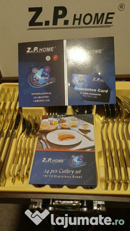 Set vase ZPT,incluiv Set cutite si Set tacâmuri (6 persoane) 