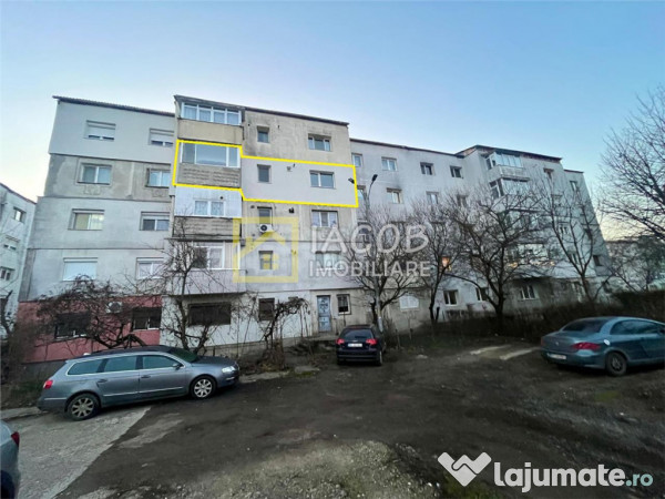 Apartament decomandat, 2 camere, etaj 3, str. Milcov , Bacau
