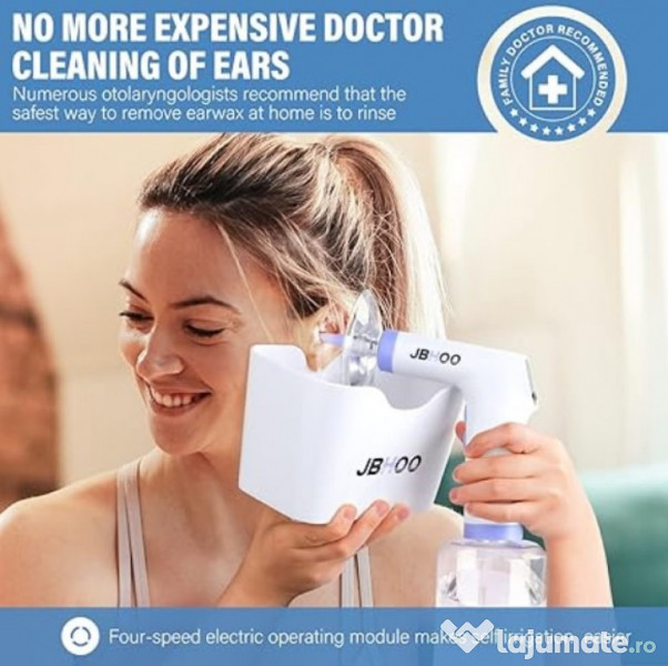 Set de curatare a urechilor, 4 moduri de presiune 