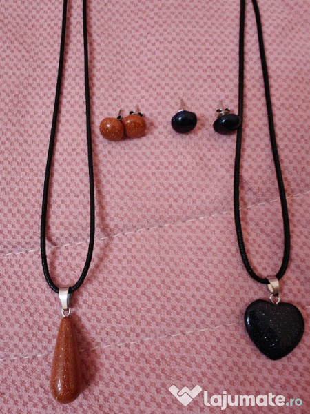 2 Seturi cercei argint+colier