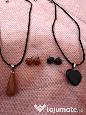 2 Seturi cercei argint+colier