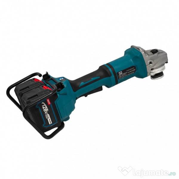 Polizor unghiular cu2 acumulatori, Disc 230 mm, 128V, 10 Ah