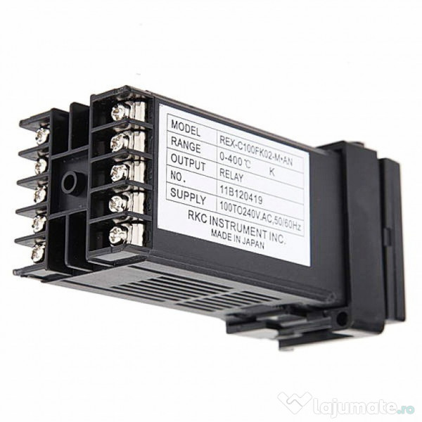 Termostat Digital REX-C100 FK02-M*AN Original RKC Japan cu Sonda 
