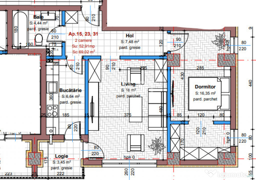 APARTAMENT DECOMANDAT,2 CAMERE, ETAJ 1, VALEA ADANCA, COMSIO 