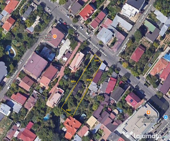 Teren 717mp Baneasa - Dobrogeanu Gherea - Soseaua Sisesti