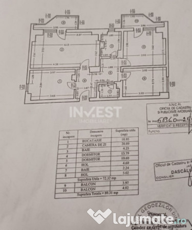 Apartament 3 camere, 80 mp, complet mobilat, Nicolina 1 – 