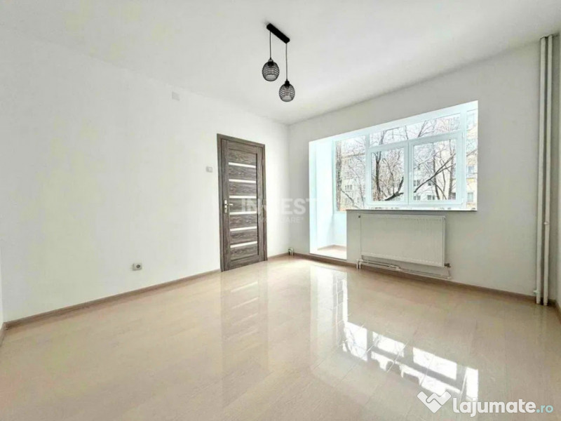 Apartament 3 camere-etaj 1-renovat-Podu Ros-bloc fara risc 