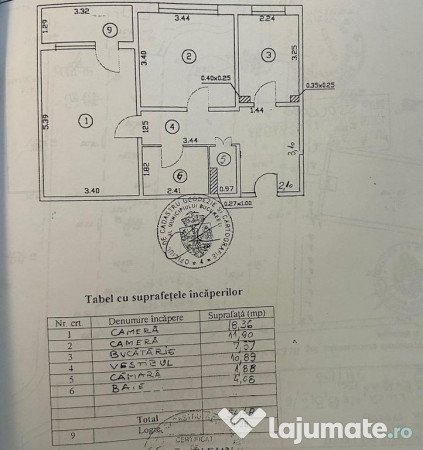 Apartament 2 camere decomandat 59 mp Bd Brancoveanu 